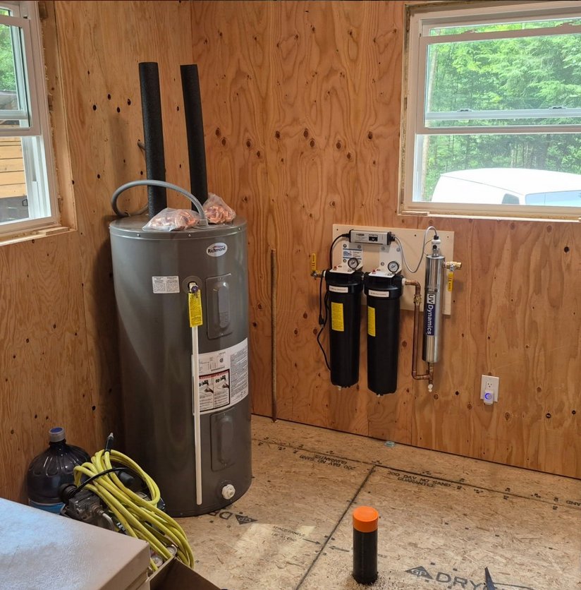 Comfortable Living Plumbing & Heating — water heater and filtration install